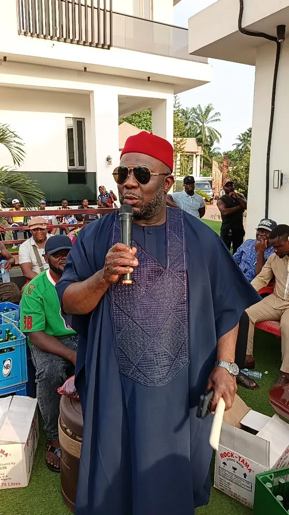Dr. Odiraa Nwankwor addressing supporters at a community event