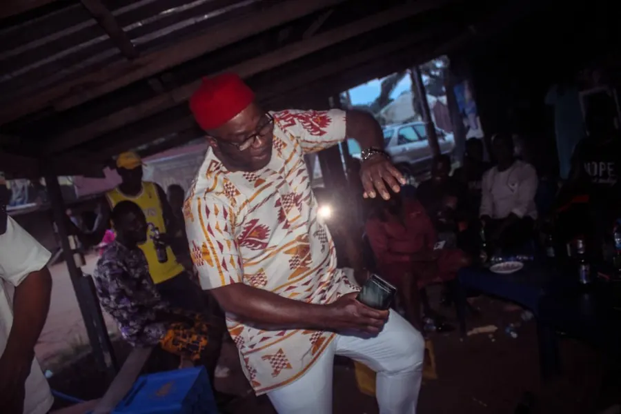 Dr. Nwankwor at Nanka Ward One Oriri-Mgbede cultural event